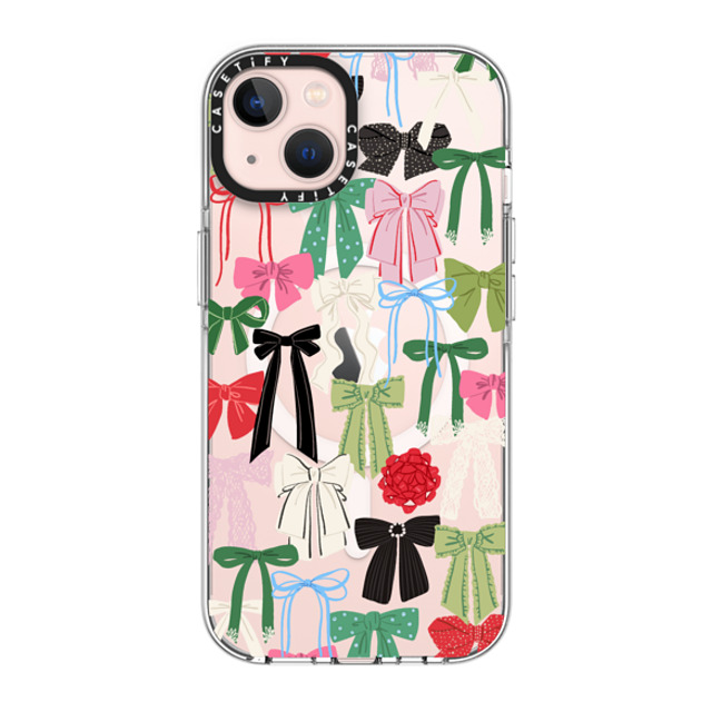 CASETiFY iPhone 13 ケース クリア クリア ケース MagSafe対応 Put A Bow On It casetify_artist