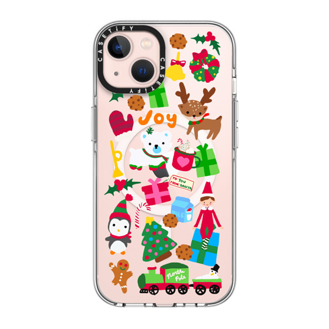 CASETiFY iPhone 13 ケース クリア クリア ケース MagSafe対応 Holiday Cheer casetify_artist