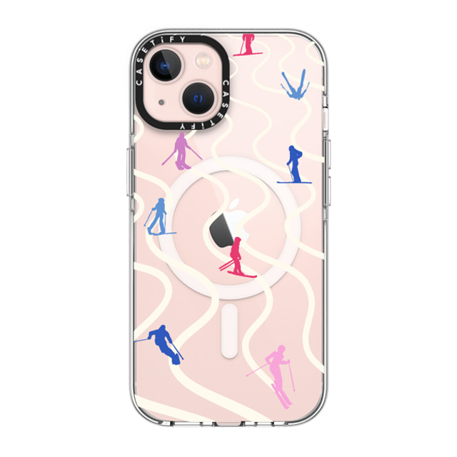 CASETiFY iPhone 13 ケース クリア クリア ケース MagSafe対応 Downhill Skiing casetify_artist