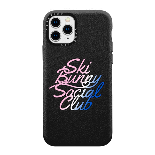 CASETiFY iPhone 11 Pro ケース ジェットブラック ペブルケース Ski Bunny Social Club casetify_artist Back to School CASETiFY iPhone 11 Pro ケース ジェットブラック ペブルケース Ski Bunny Social Club casetify_artist Back to School