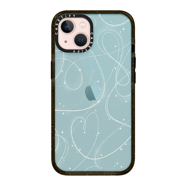 CASETiFY iPhone 13 ケース ブラック インパクトケース Pond Skating casetify_artist