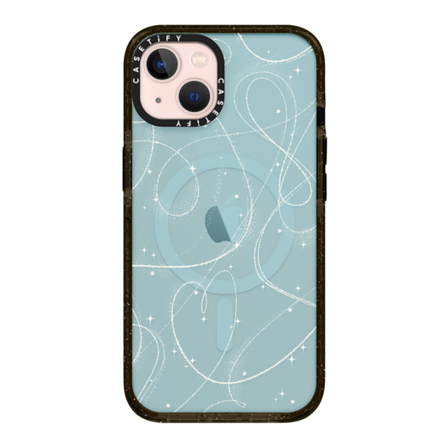 CASETiFY iPhone 13 ケース ブラック インパクトケース MagSafe対応 Pond Skating casetify_artist