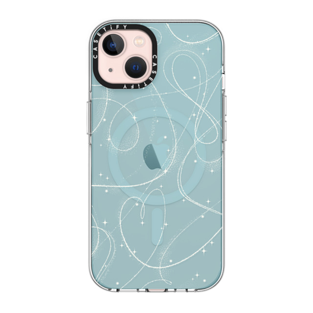 CASETiFY iPhone 13 ケース クリア クリア ケース MagSafe対応 Pond Skating casetify_artist