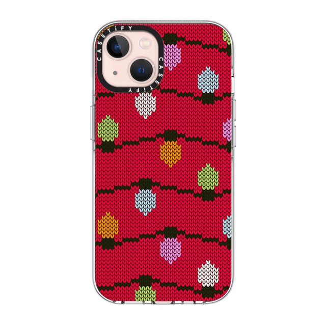 CASETiFY iPhone 13 ケース クリア クリア ケース MagSafe対応 Ugly Christmas Sweater casetify_artist