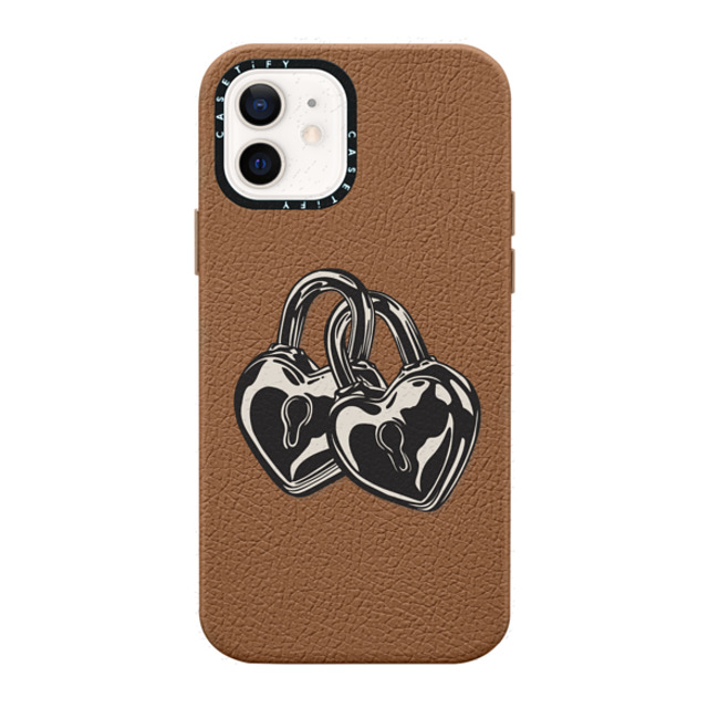 CASETiFY iPhone 12 Case ラテ ペブルケース Love Locks casetify_artist CASETiFY iPhone 12 Case ラテ ペブルケース Love Locks casetify_artist