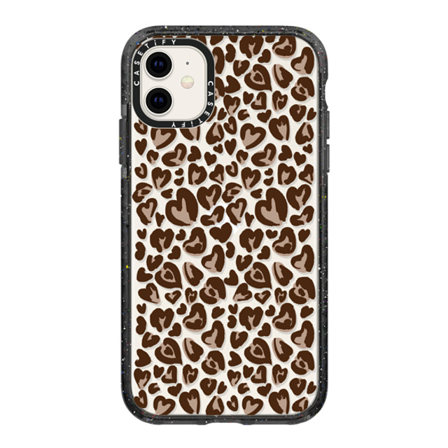CASETiFY iPhone 11 Case Black Impact Case Leopard Love- Brown casetify_artist CASETiFY iPhone 11 Case Black Impact Case Leopard Love- Brown casetify_artist