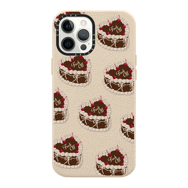 CASETiFY iPhone 12 Pro Max Case オートミルク ペブルケース Fuck Off Sweetheart Cake casetify_artist Father's Day CASETiFY iPhone 12 Pro Max Case オートミルク ペブルケース Fuck Off Sweetheart Cake casetify_artist Father's Day
