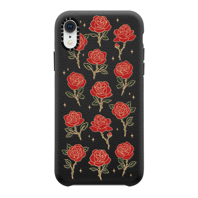 CASETiFY iPhone XR Case ジェットブラック ペブルケース Roses and Thorns casetify_artist Back to School CASETiFY iPhone XR Case ジェットブラック ペブルケース Roses and Thorns casetify_artist Back to School
