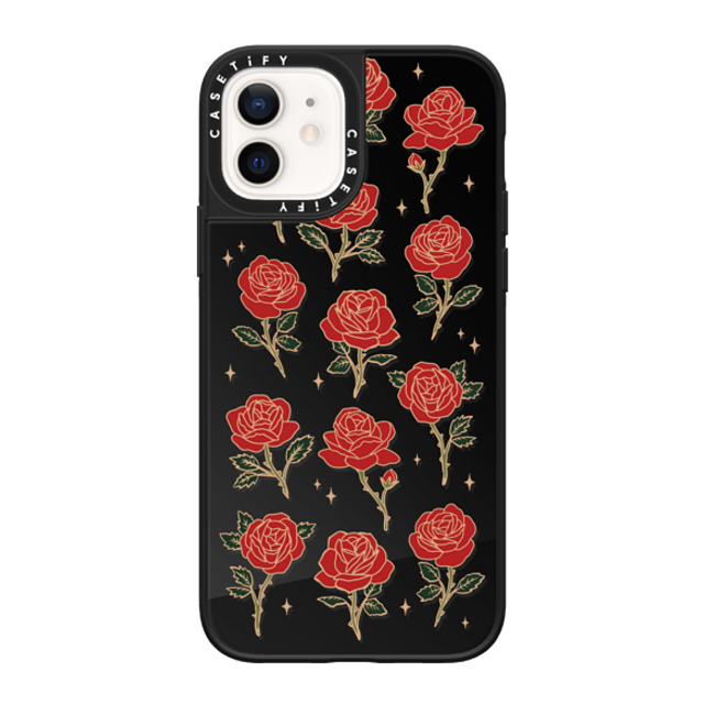CASETiFY iPhone 12 ケース Black on Black ミラーケース MagSafe対応 Roses and Thorns casetify_artist Father's Day CASETiFY iPhone 12 ケース Black on Black ミラーケース MagSafe対応 Roses and Thorns casetify_artist Father's Day