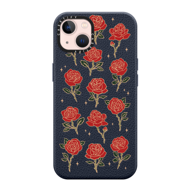 CASETiFY iPhone 13 Case ネイビーブルー ペブルケース MagSafe対応 Roses and Thorns casetify_artist Father's Day CASETiFY iPhone 13 Case ネイビーブルー ペブルケース MagSafe対応 Roses and Thorns casetify_artist Father's Day