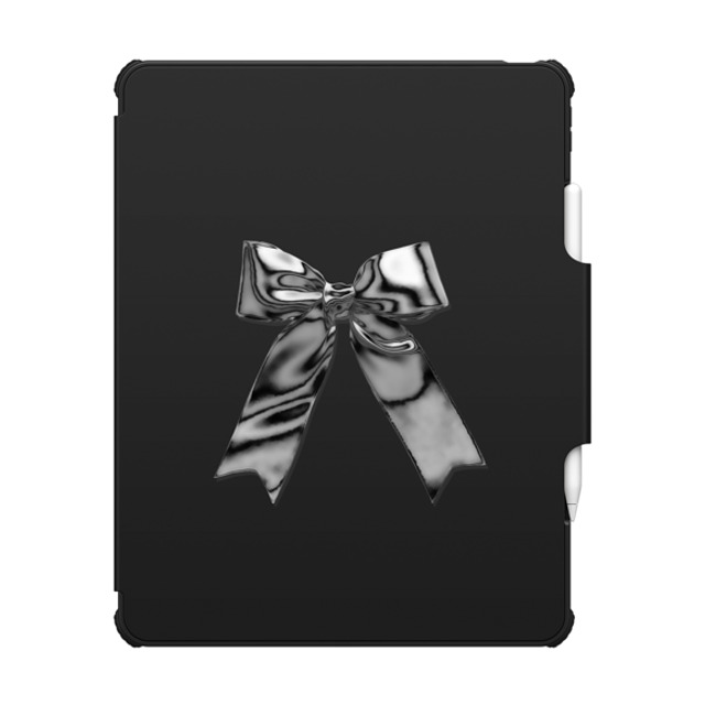 CASETiFY iPad Air 13-inch (M2/M3) Black インパクト フォリオ ケース Ribbon Ribbon Metallic Ribbon Back to School CASETiFY iPad Air 13-inch (M2/M3) Black インパクト フォリオ ケース Ribbon Ribbon Metallic Ribbon Back to School