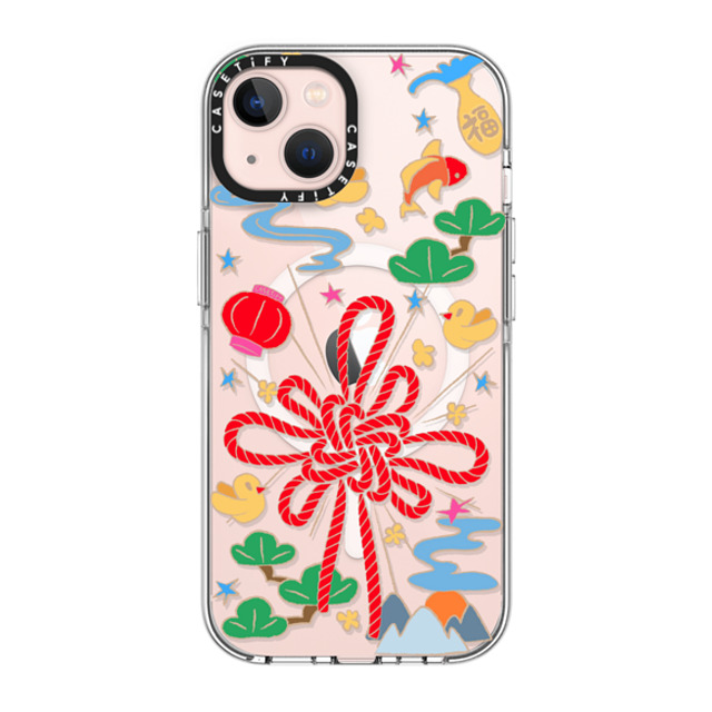 CASETiFY iPhone 13 ケース クリア クリア ケース MagSafe対応 PING AN Case casetify_artist