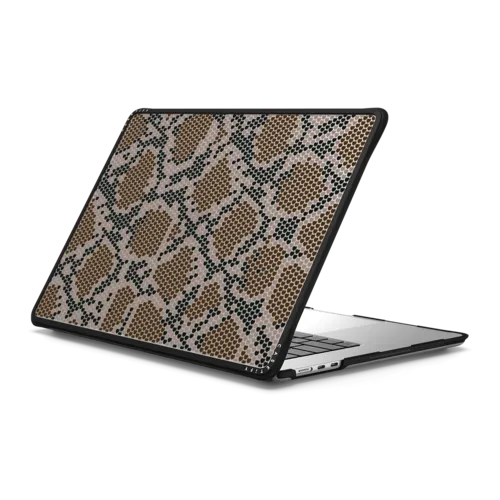 MacBook Air 15-inch (M2 - M4) - Brown Heart Snake Print