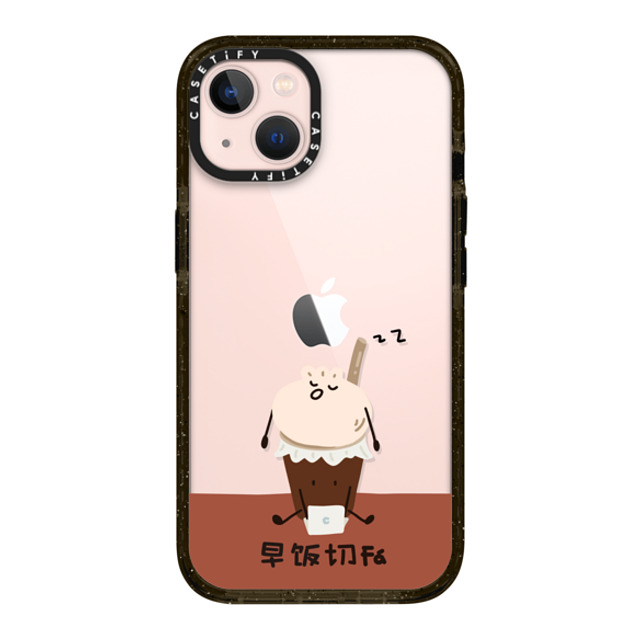 CASETiFY iPhone 13 Case Black Impact Case Breakfast? (Retail Exclusive) casetify_artist