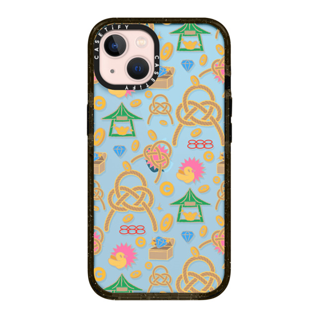 CASETiFY iPhone 13 ケース ブラック インパクトケース FU GUI Case casetify_artist