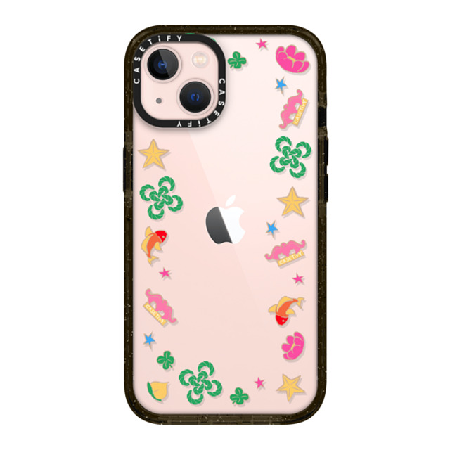 CASETiFY iPhone 13 ケース ブラック インパクトケース HAO YUN Case casetify_artist