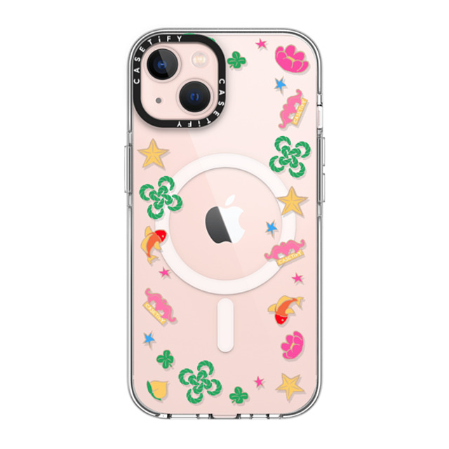 CASETiFY iPhone 13 ケース クリア クリア ケース MagSafe対応 HAO YUN Case casetify_artist