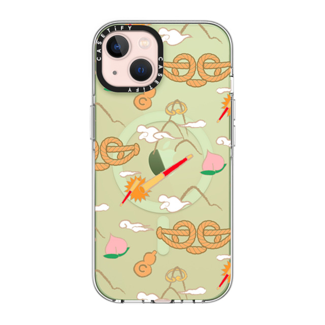 CASETiFY iPhone 13 ケース クリア クリア ケース MagSafe対応 QI TIAN Case casetify_artist