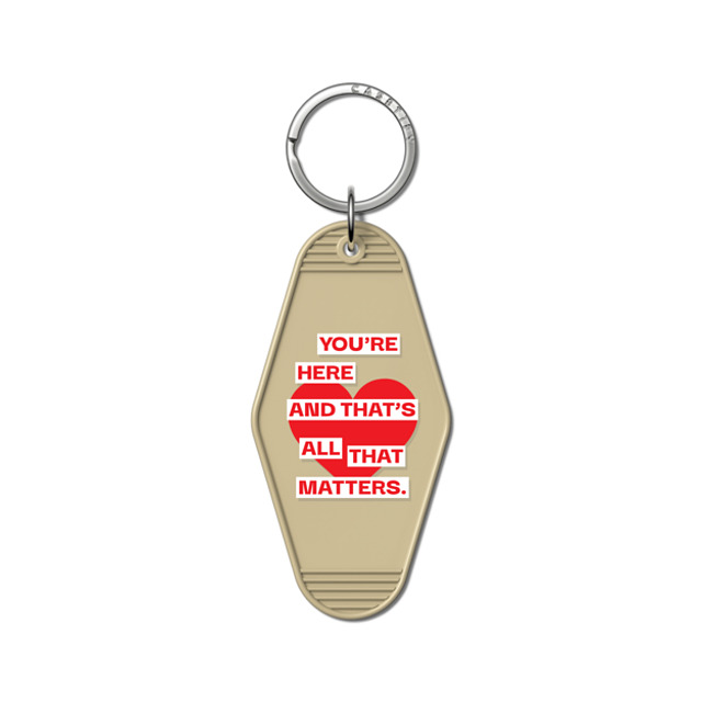 CASETiFY キーチェーンタグ Cream キーチェーン タグ You Are Matter To Me casetify_artist