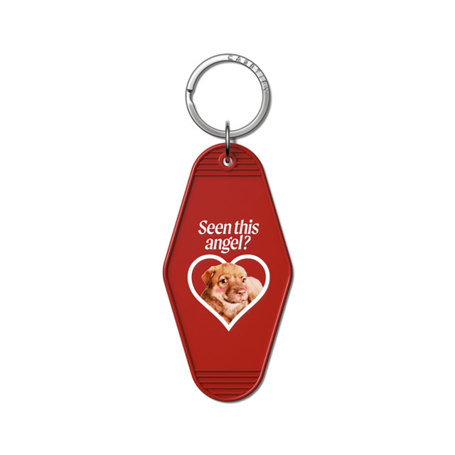 CASETiFY キーチェーンタグ Cherry Red キーチェーン タグ Seen This Angel? casetify_artist