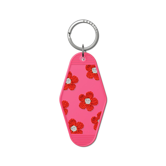 CASETiFY キーチェーンタグ Bubble Gum キーチェーン タグ Crochet Flowers - Red casetify_artist Mother's Day CASETiFY キーチェーンタグ Bubble Gum キーチェーン タグ Crochet Flowers - Red casetify_artist Mother's Day