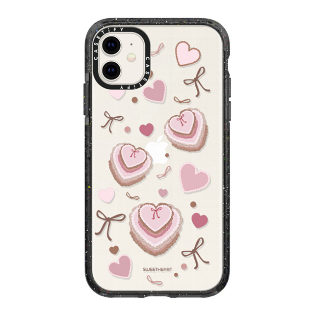 CASETiFY iPhone 11 ケース Black インパクトケース Sweetheart cake case casetify_artist