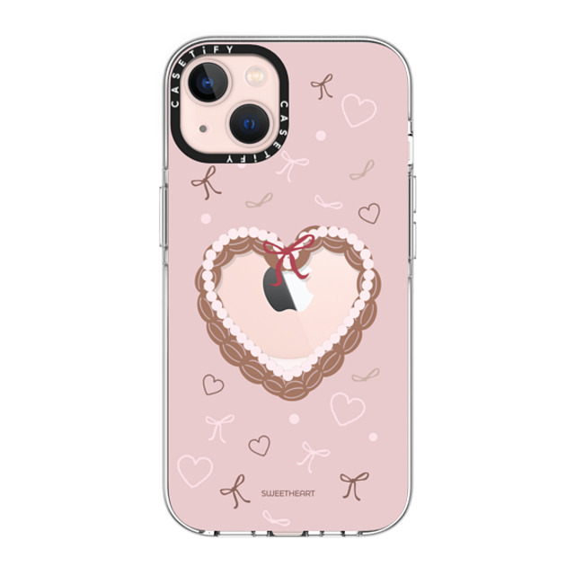CASETiFY iPhone 13 ケース Clear クリア ケース MagSafe対応 Sweetheart heart case casetify_artist