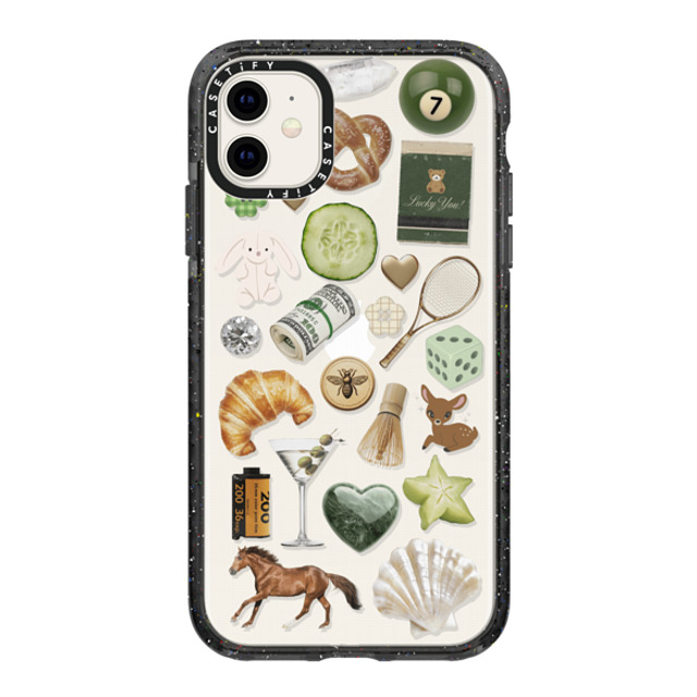 CASETiFY iPhone 11 Case Black Impact Case Opulence Luck Club casetify_artist CASETiFY iPhone 11 Case Black Impact Case Opulence Luck Club casetify_artist
