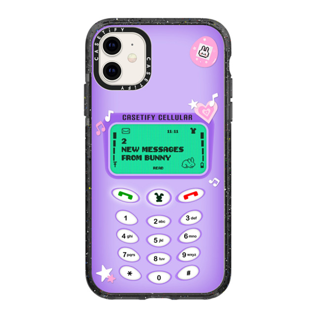 CASETiFY iPhone 11 Case Black Impact Case Bunny Mobile casetify_artist CASETiFY iPhone 11 Case Black Impact Case Bunny Mobile casetify_artist