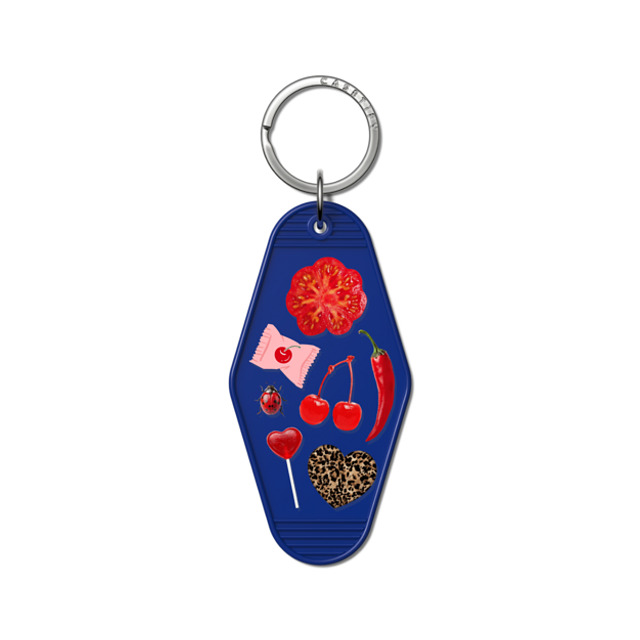 CASETiFY キーチェーンタグ コバルトブルー キーチェーン タグ Cherry-Picked Luck casetify_artist Mother's Day CASETiFY キーチェーンタグ コバルトブルー キーチェーン タグ Cherry-Picked Luck casetify_artist Mother's Day
