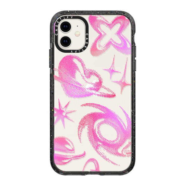 CASETiFY iPhone 11 ケース ブラック インパクトケース Star,Heart Heart,Star,Y2K Y2K Bitmap Back to School CASETiFY iPhone 11 ケース ブラック インパクトケース Star,Heart Heart,Star,Y2K Y2K Bitmap Back to School