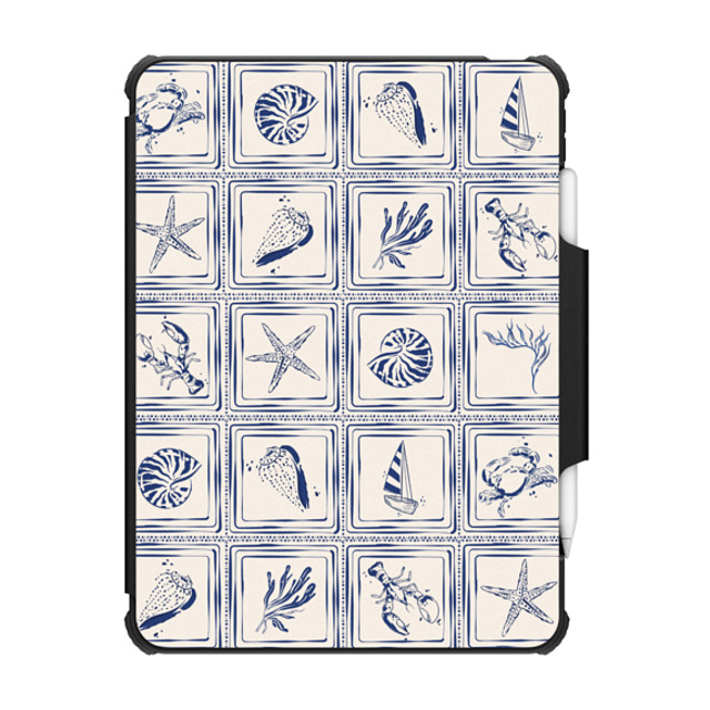 CASETiFY iPad Pro 12.9-inch (第5/6世代) Black インパクト フォリオ ケース Checkered,Ocean Checkered,Nature,Ocean A La Mar Mother's Day CASETiFY iPad Pro 12.9-inch (第5/6世代) Black インパクト フォリオ ケース Checkered,Ocean Checkered,Nature,Ocean A La Mar Mother's Day