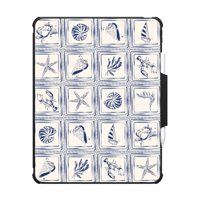 "CASETiFY iPad Pro 13" (M4) ブラック インパクト フォリオ ケース Checkered,Ocean Checkered,Nature,Ocean A La Mar Back to School" "CASETiFY iPad Pro 13" (M4) ブラック インパクト フォリオ ケース Checkered,Ocean Checkered,Nature,Ocean A La Mar Back to School"
