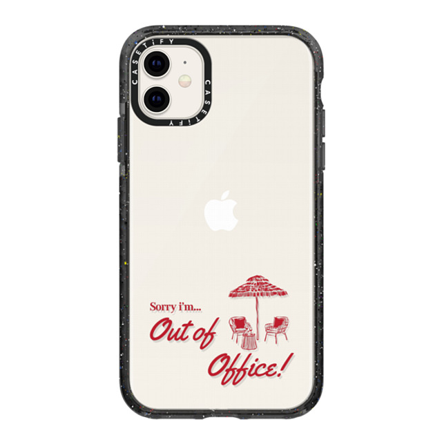 CASETiFY iPhone 11 Case Black Impact Case OOO Message casetify_artist CASETiFY iPhone 11 Case Black Impact Case OOO Message casetify_artist