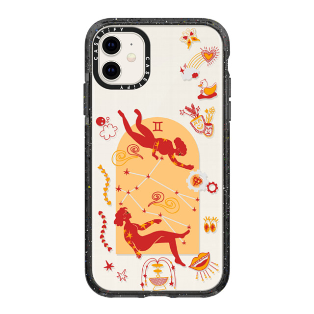 CASETiFY iPhone 11 ケース ブラック インパクトケース Gemini casetify_artist Back to School CASETiFY iPhone 11 ケース ブラック インパクトケース Gemini casetify_artist Back to School