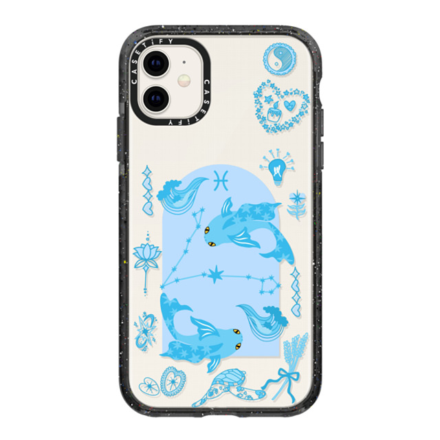 CASETiFY iPhone 11 ケース ブラック インパクトケース Pisces casetify_artist Back to School CASETiFY iPhone 11 ケース ブラック インパクトケース Pisces casetify_artist Back to School