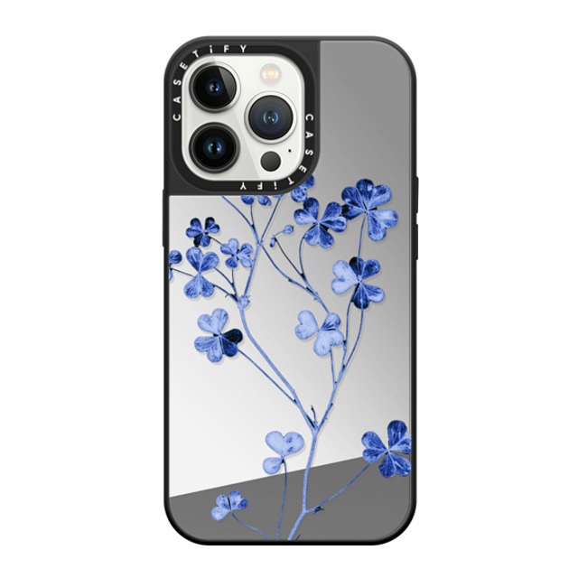 CASETiFY iPhone 13 Pro Case Silver on Black ミラーケース MagSafe対応 Floral,Pattern Floral,Pattern Cobalt Cloves New iPhone CASETiFY iPhone 13 Pro Case Silver on Black ミラーケース MagSafe対応 Floral,Pattern Floral,Pattern Cobalt Cloves New iPhone