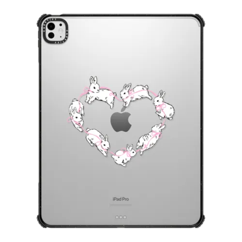 iPad Pro 13-inch (M4/M5) - Heart Full of Bunnies