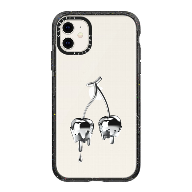 CASETiFY iPhone 11 ケース ブラック インパクトケース Cherry,Fruit Cherry,Chrome,Food,Fruit Melting Cherry Back to School CASETiFY iPhone 11 ケース ブラック インパクトケース Cherry,Fruit Cherry,Chrome,Food,Fruit Melting Cherry Back to School