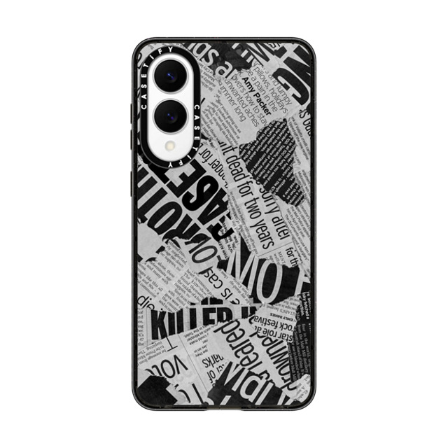 CASETiFY Galaxy S25 Edge Case ブラック マグネット式 インパクトケース Pattern,Typography monochrome,Pattern,Typography Messy Collage New iPhone CASETiFY Galaxy S25 Edge Case ブラック マグネット式 インパクトケース Pattern,Typography monochrome,Pattern,Typography Messy Collage New iPhone