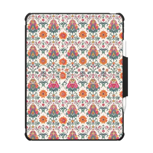iPad Pro 13-inch (M4/M5) - Persian Floral - Orange