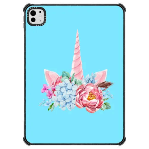 iPad Pro 11-inch (M4/M5) - Floral Unicorn