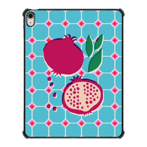 iPad Air 13-inch (M2/M3) - Pomegranate Squares
