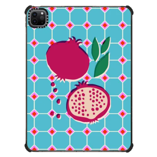 iPad Pro 11-inch (3rd/4th gen) - Pomegranate Squares