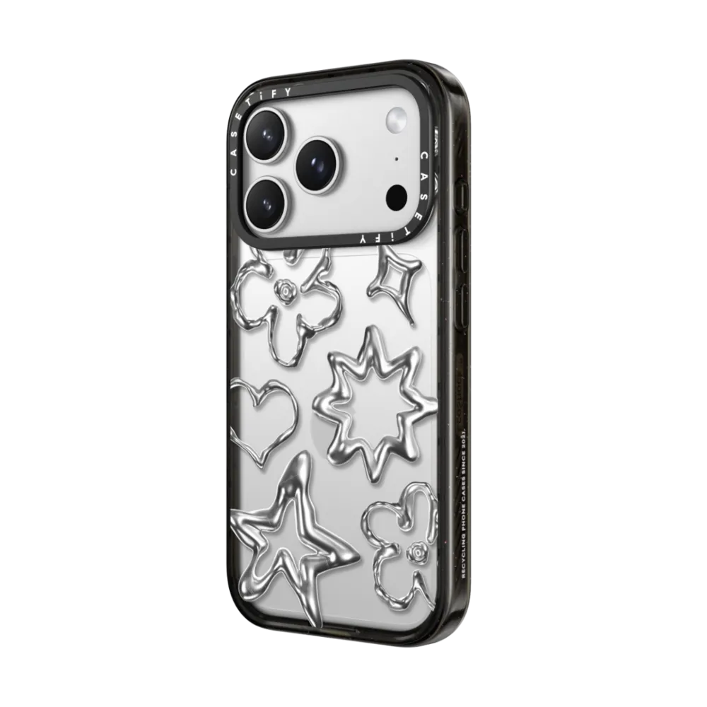 Impact iPhone 17 Pro Max Case - Chrome Doodles