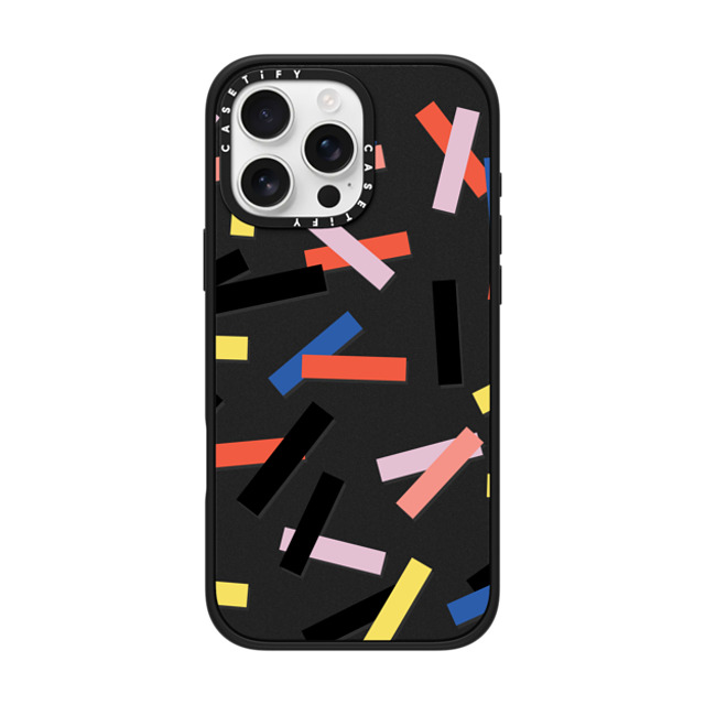 CASETiFY iPhone 16 Pro Max ケース マットブラック インパクトケース MagSafe対応 Casetify Confetti casetify_artist Father's Day CASETiFY iPhone 16 Pro Max ケース マットブラック インパクトケース MagSafe対応 Casetify Confetti casetify_artist Father's Day