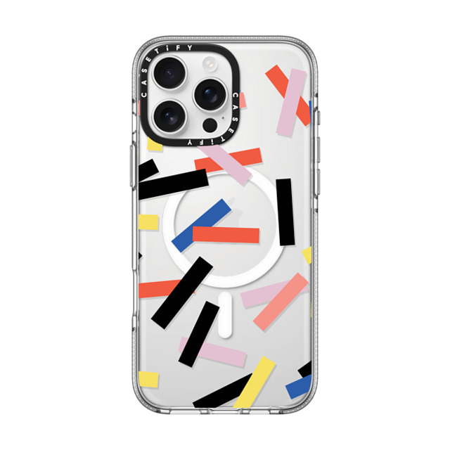 CASETiFY iPhone 16 Pro Max ケース クリア クリア ケース MagSafe対応 Casetify Confetti casetify_artist Father's Day CASETiFY iPhone 16 Pro Max ケース クリア クリア ケース MagSafe対応 Casetify Confetti casetify_artist Father's Day