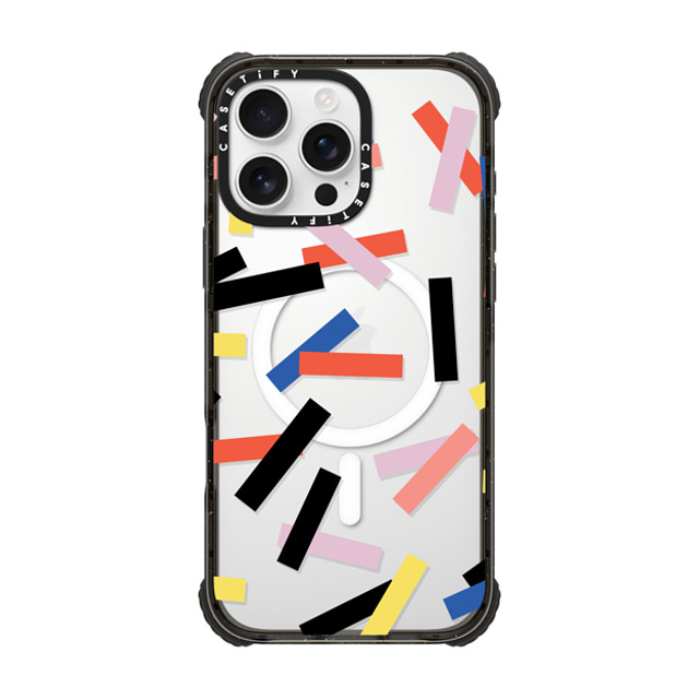 CASETiFY iPhone 16 Pro Max ケース ブラック ウルトラ インパクトケース MagSafe 対応 Casetify Confetti casetify_artist Father's Day CASETiFY iPhone 16 Pro Max ケース ブラック ウルトラ インパクトケース MagSafe 対応 Casetify Confetti casetify_artist Father's Day