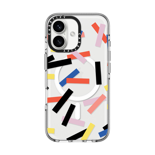 CASETiFY iPhone 16 ケース クリア クリア ケース MagSafe対応 Casetify Confetti casetify_artist Father's Day CASETiFY iPhone 16 ケース クリア クリア ケース MagSafe対応 Casetify Confetti casetify_artist Father's Day
