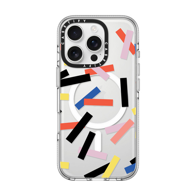 CASETiFY iPhone 16 Pro ケース クリア クリア ケース MagSafe対応 Casetify Confetti casetify_artist Father's Day CASETiFY iPhone 16 Pro ケース クリア クリア ケース MagSafe対応 Casetify Confetti casetify_artist Father's Day